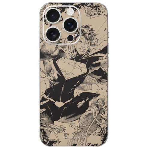 DC Comics Superman Unchained #1 Original Cover Pencils iPhone 16 Pro Skin